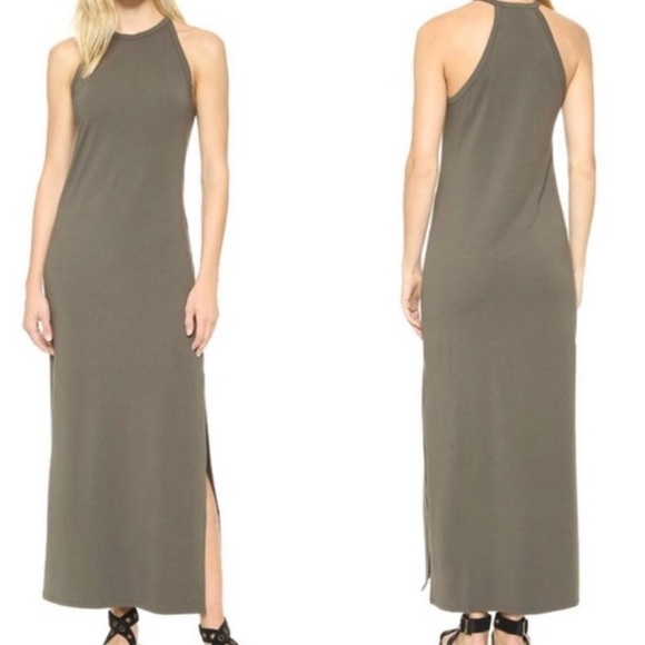Theory Green Sonaki M Dress b - Picture 2 of 8
